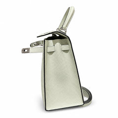 kelly25cm, 0S/Vert Fizz, Epsom, sliver, all handmade‼ ️Kelly 25cm, bubble green, palm print, silver buckle, high-end handmade exclusive customization‼ ️Purely hand-made nails, hand-engraved hardware,