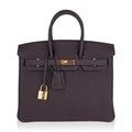 👜Birkin 25 Bag Chocolat Gold Hardware Togo Leather