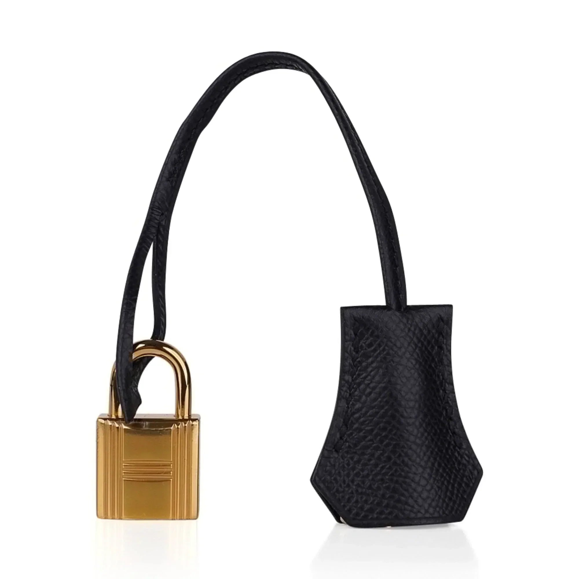 👜Birkin Sellier 25 Black Gold Hardware Epsom Leather New w/Box