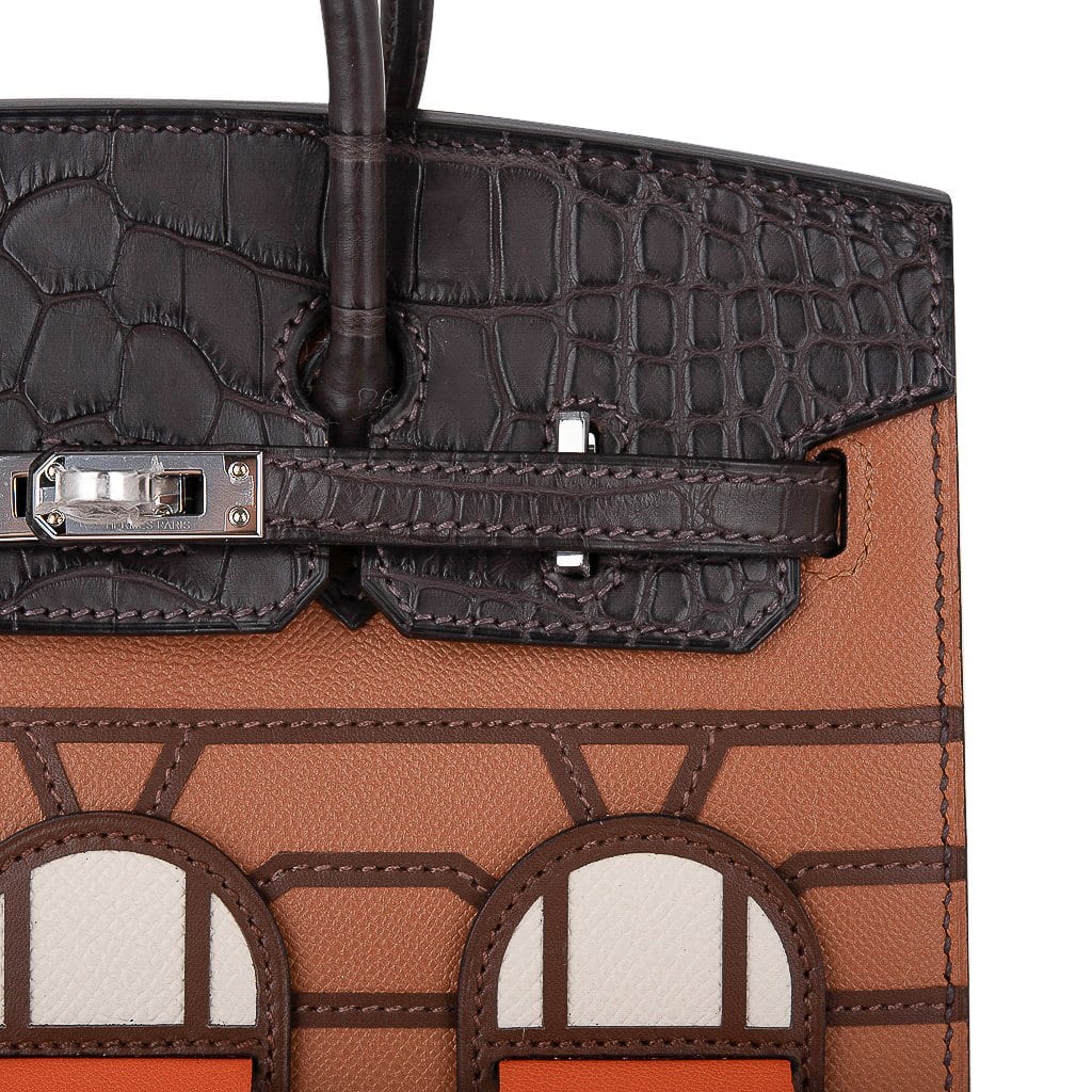 👜Birkin 20 Sellier Limited Edition Faubourg Bag with Palladium Hardware