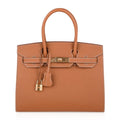 👜Birkin 30 Sellier Bag Gold Veau Graine Monsieur Laiton Limited Edition