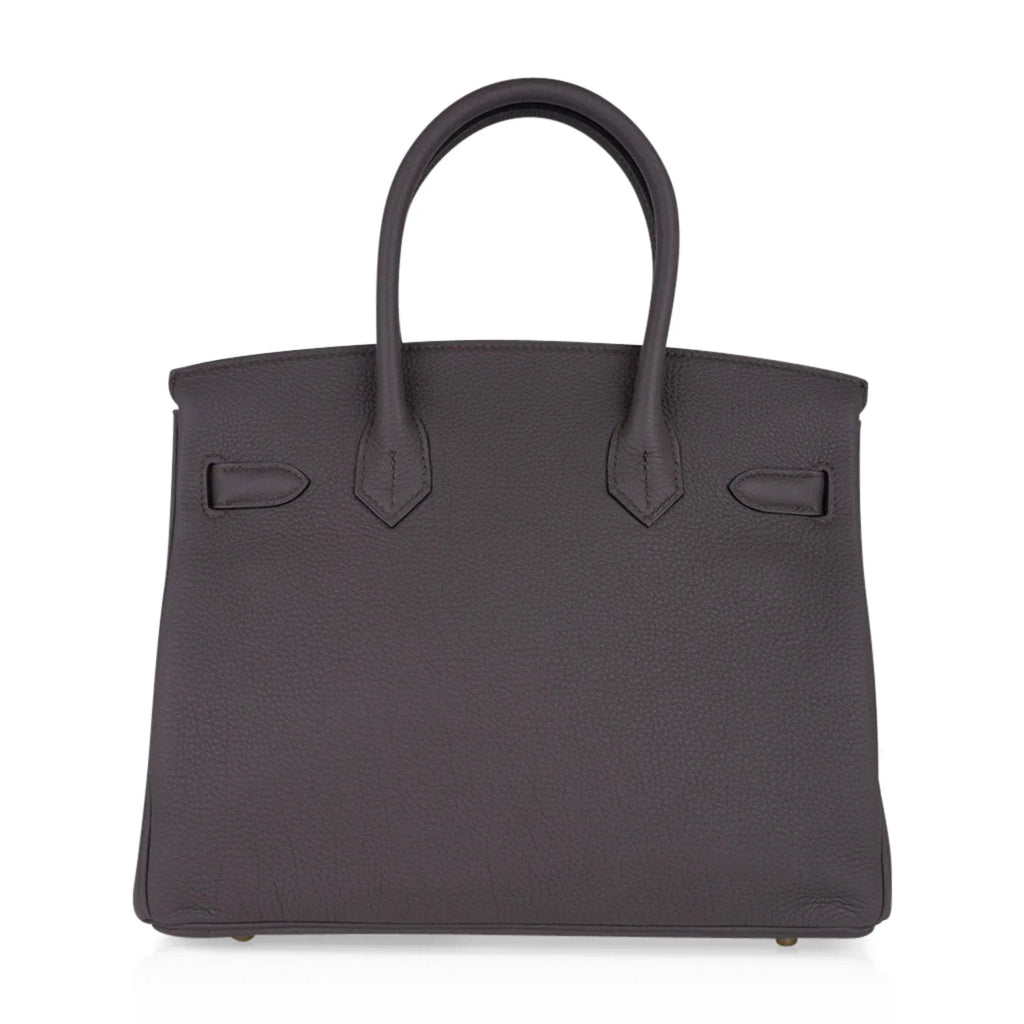 👜Birkin 30 Bag Etain Gray Coveted Gold Hardware Togo