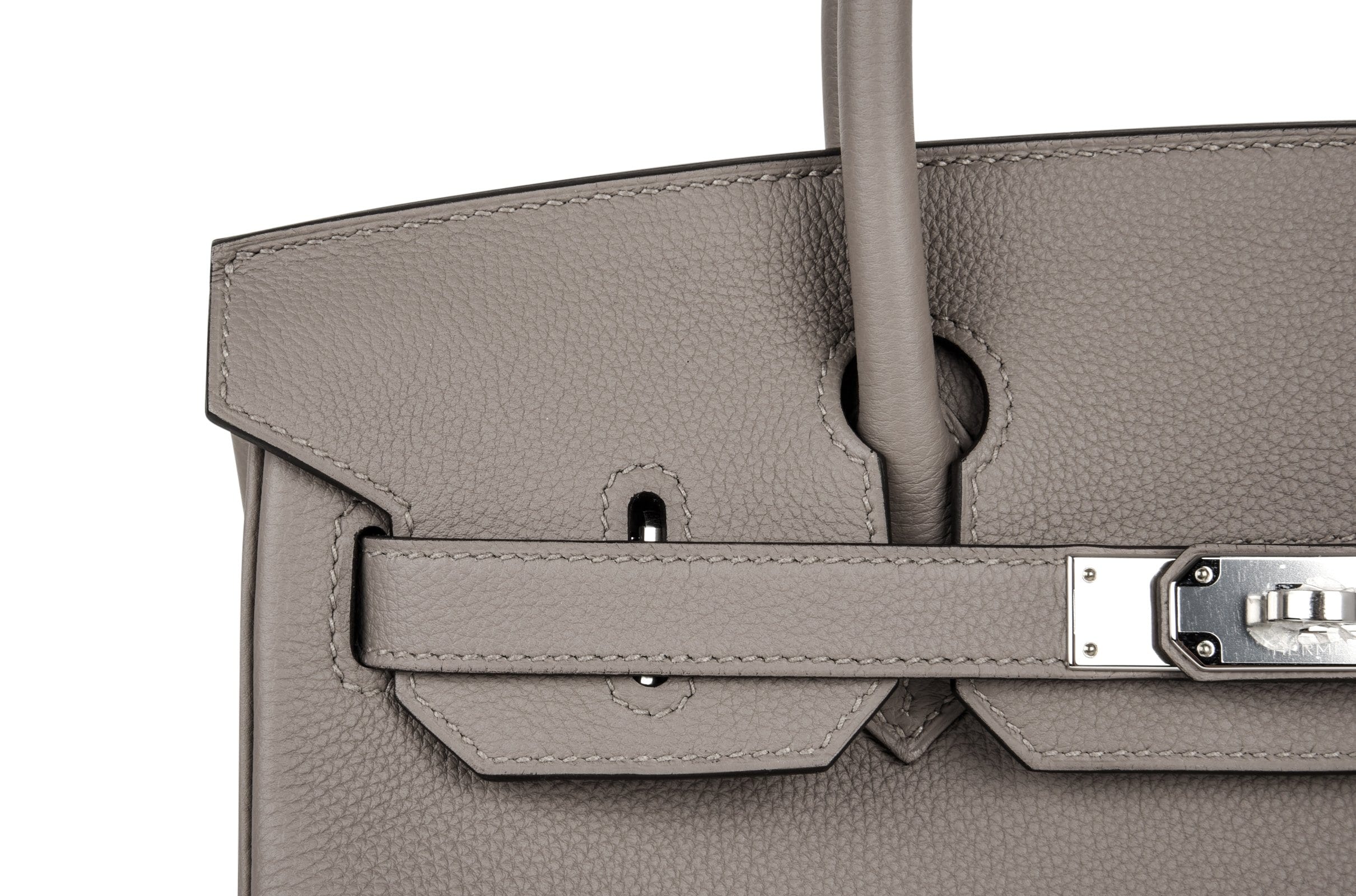 👜Birkin 30 Bag Gris Asphalte Togo Palladium Hardware