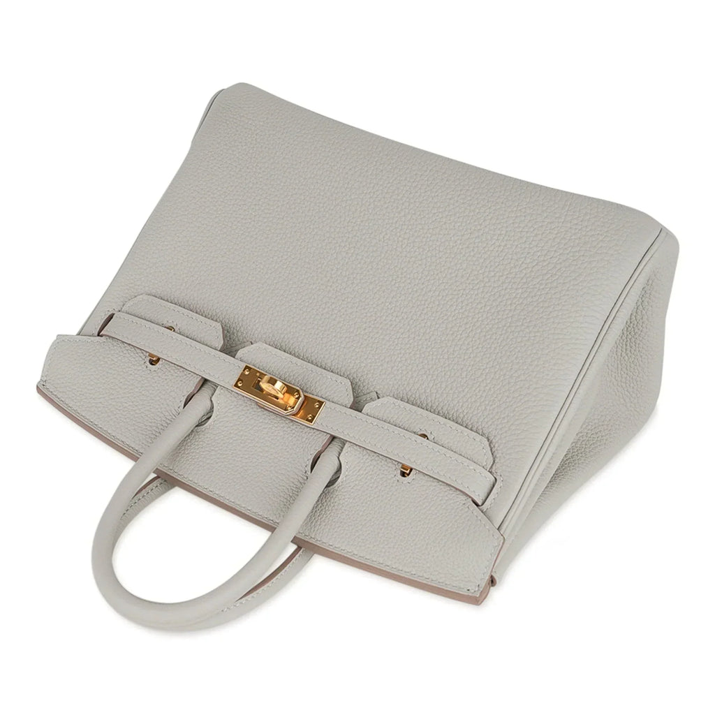 👜Birkin 25 Bag Gris Perle Togo Gold Hardware