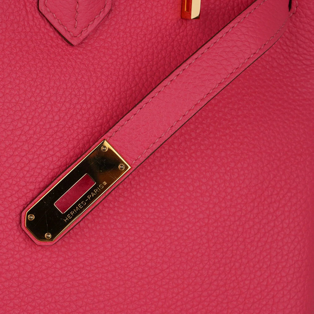 👜Birkin 35 Bag Rose Lipstick Pink Togo Gold Hardware