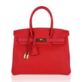 👜Birkin 30 Capucine Bag Togo Leather Gold Hardware