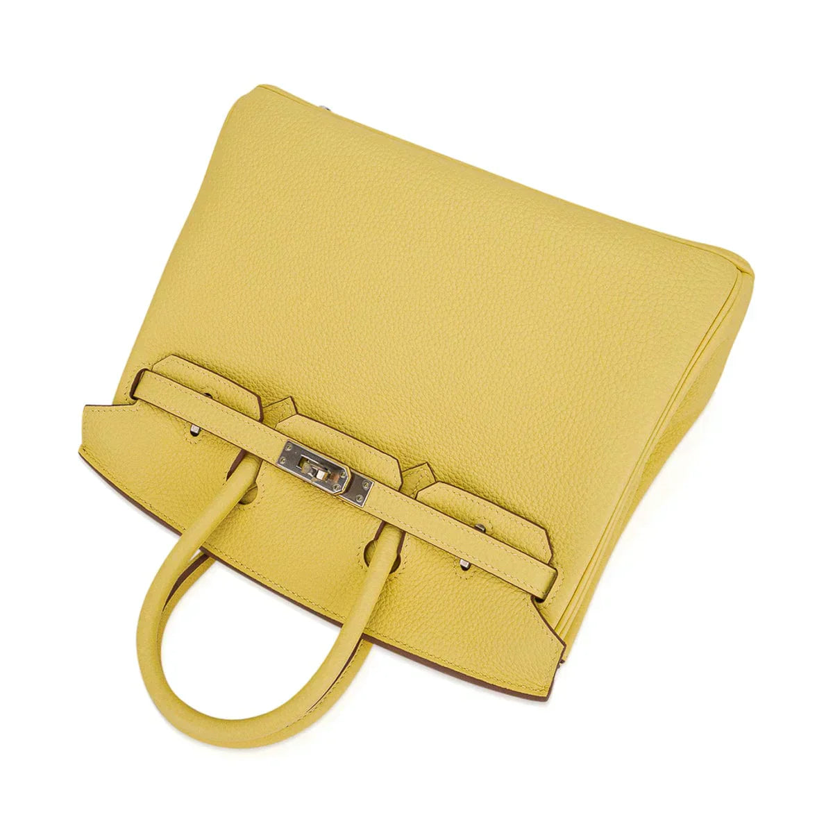 👜Birkin 25 Bag Jaune Poussin Togo Leather with Palladium Hardware