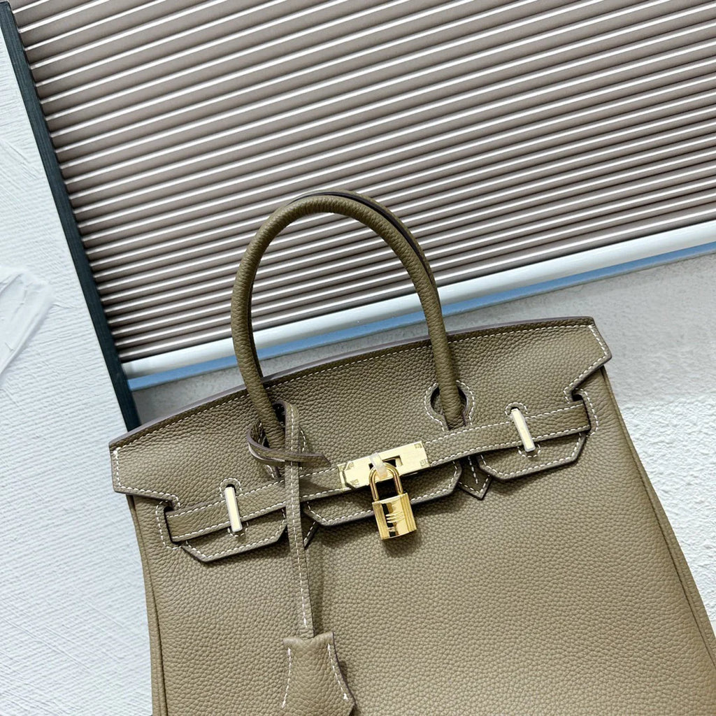 👜Birkin bag made of extremely Togo Birkin 30 Etoupe