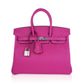 👜Verso Birkin 25 Bag Magnolia Capucine Togo Leather with Palladium Hardware