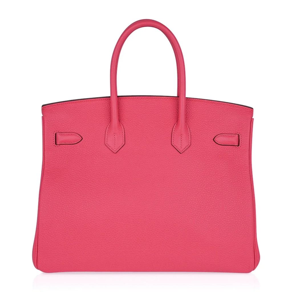 👜Birkin 35 Bag Rose Lipstick Pink Togo Gold Hardware