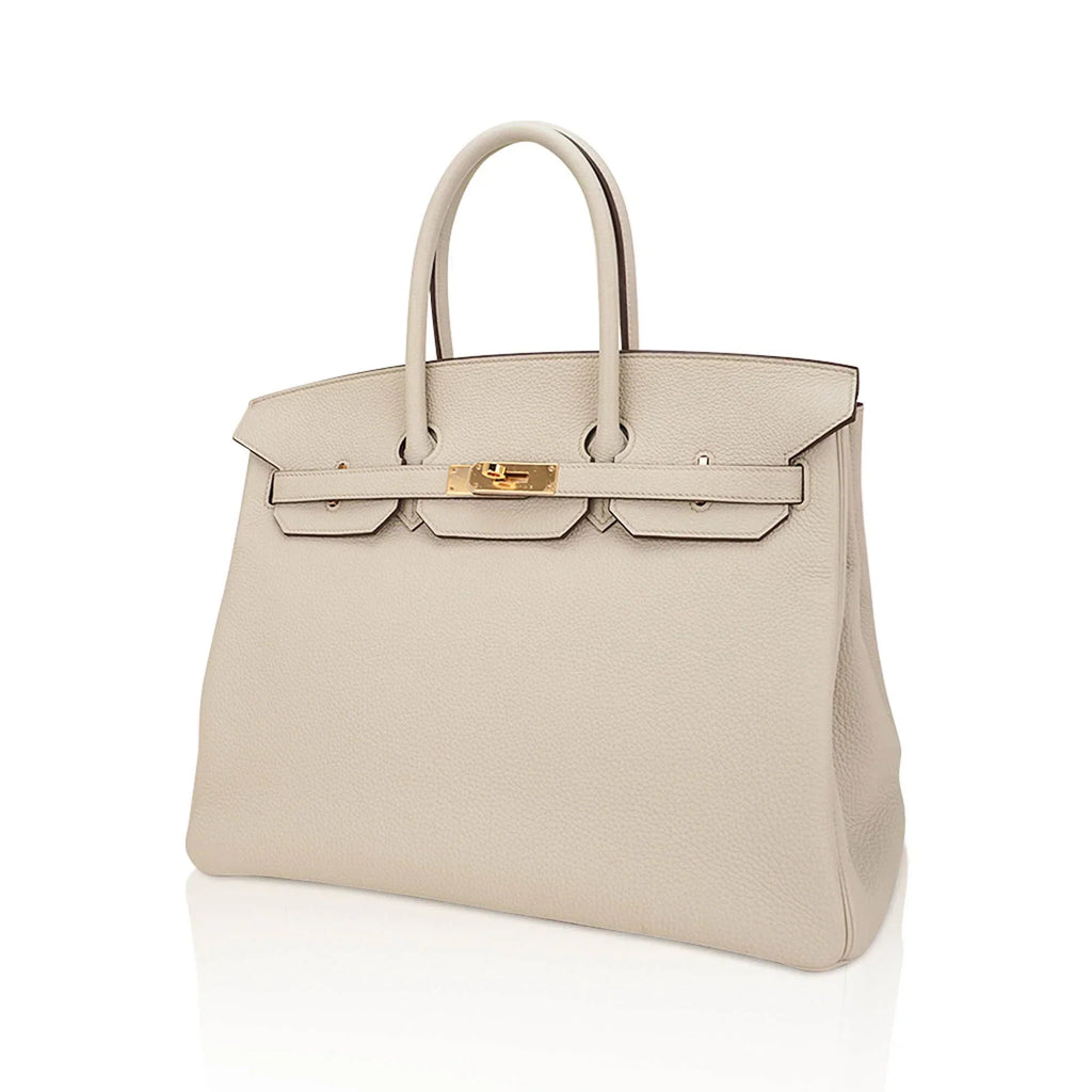 👜HSS Birkin 35 Trench and Corail Togo Leather Special Order Bag