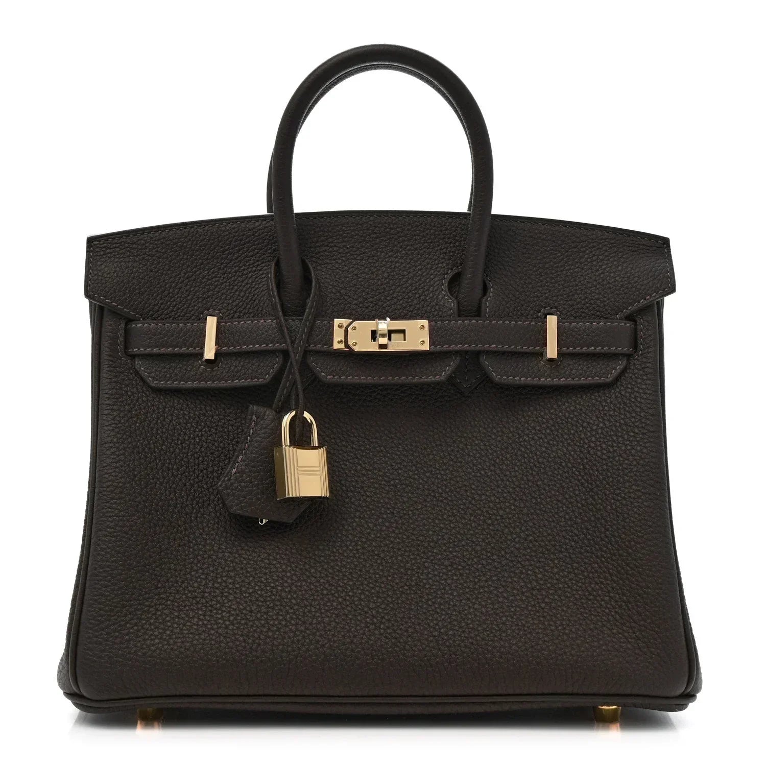 👜Birkin 25 Togo handbag is made of extremely soft calfskin