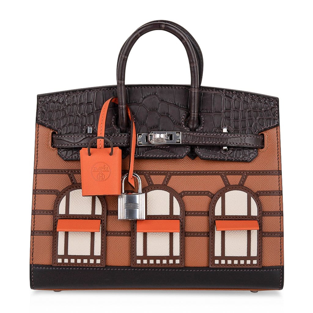 👜Birkin 20 Sellier Limited Edition Faubourg Bag with Palladium Hardware