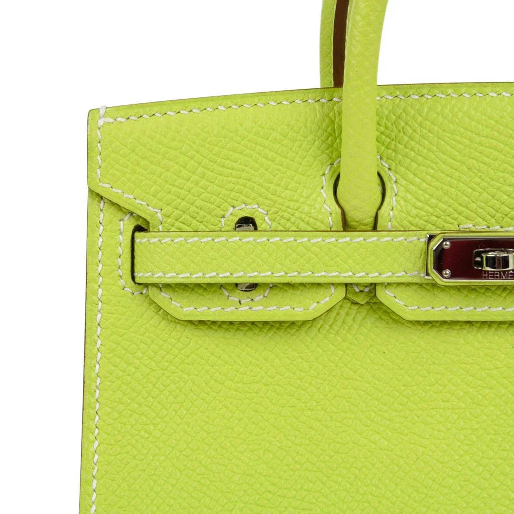 👜Birkin Tiny Bag Miniature Micro Kiwi Epsom Limited Edition