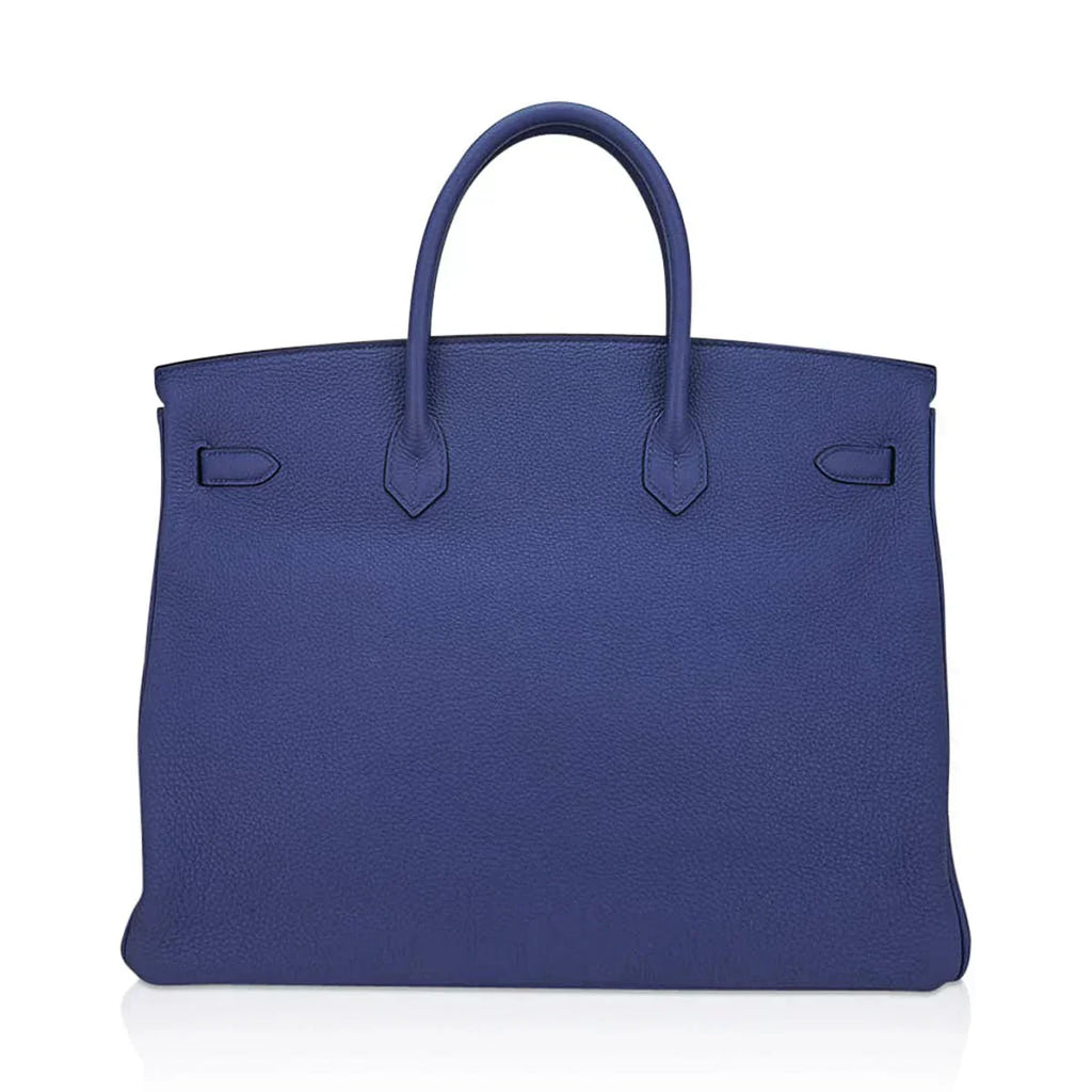 👜Limited Edition Birkin 40 Bag Blue de Prusse Togo Leather with Palladium Hardware
