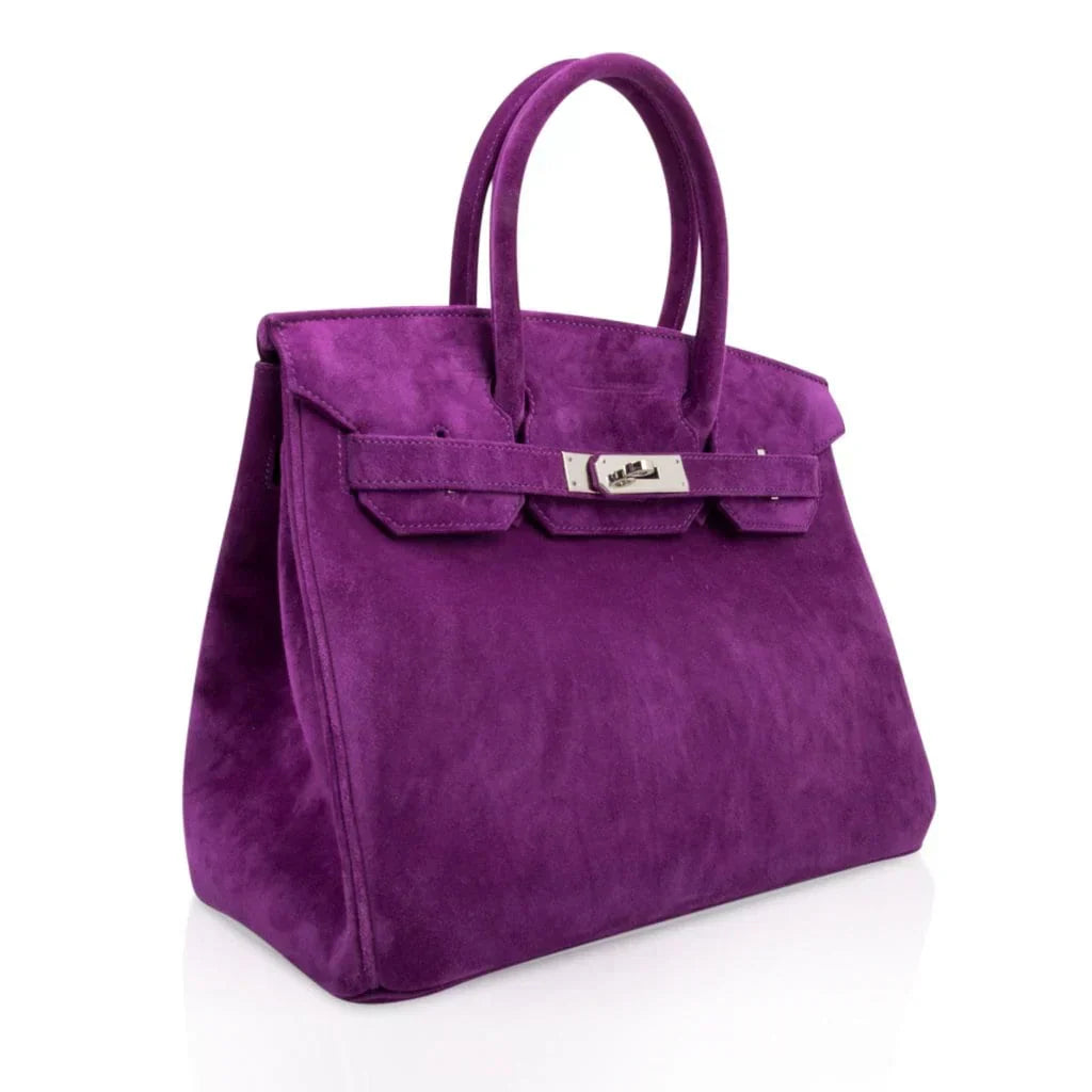 👜Birkin 30 Bag Rare Doblis Violet Palladium Hardware