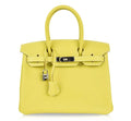 👜Birkin 30 Bag Rare Lime Candy Limited Edition Gris Perle Interior Palladium