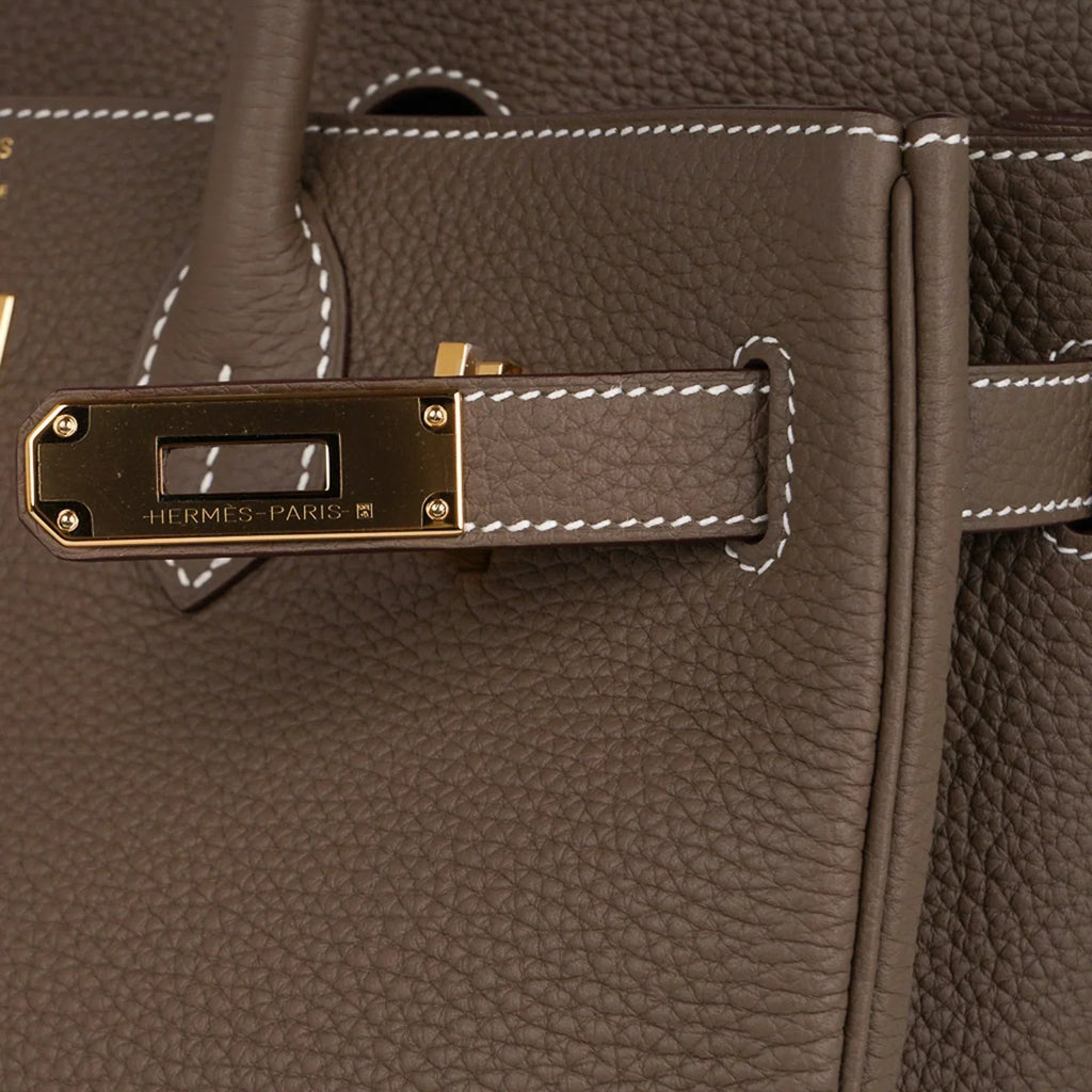 👜Birkin 30 Bag Etoupe (Taupe) Gold Hardware Togo Leather