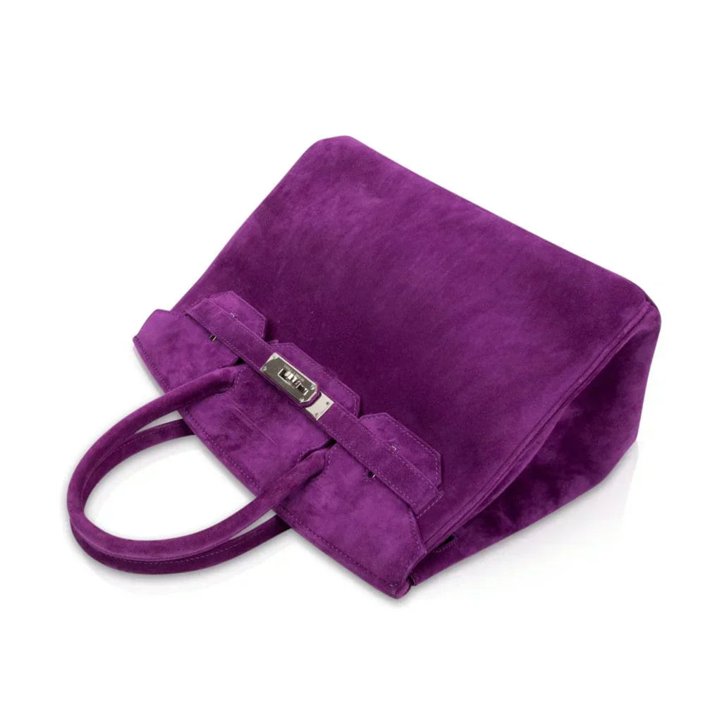 👜Birkin 30 Bag Rare Doblis Violet Palladium Hardware