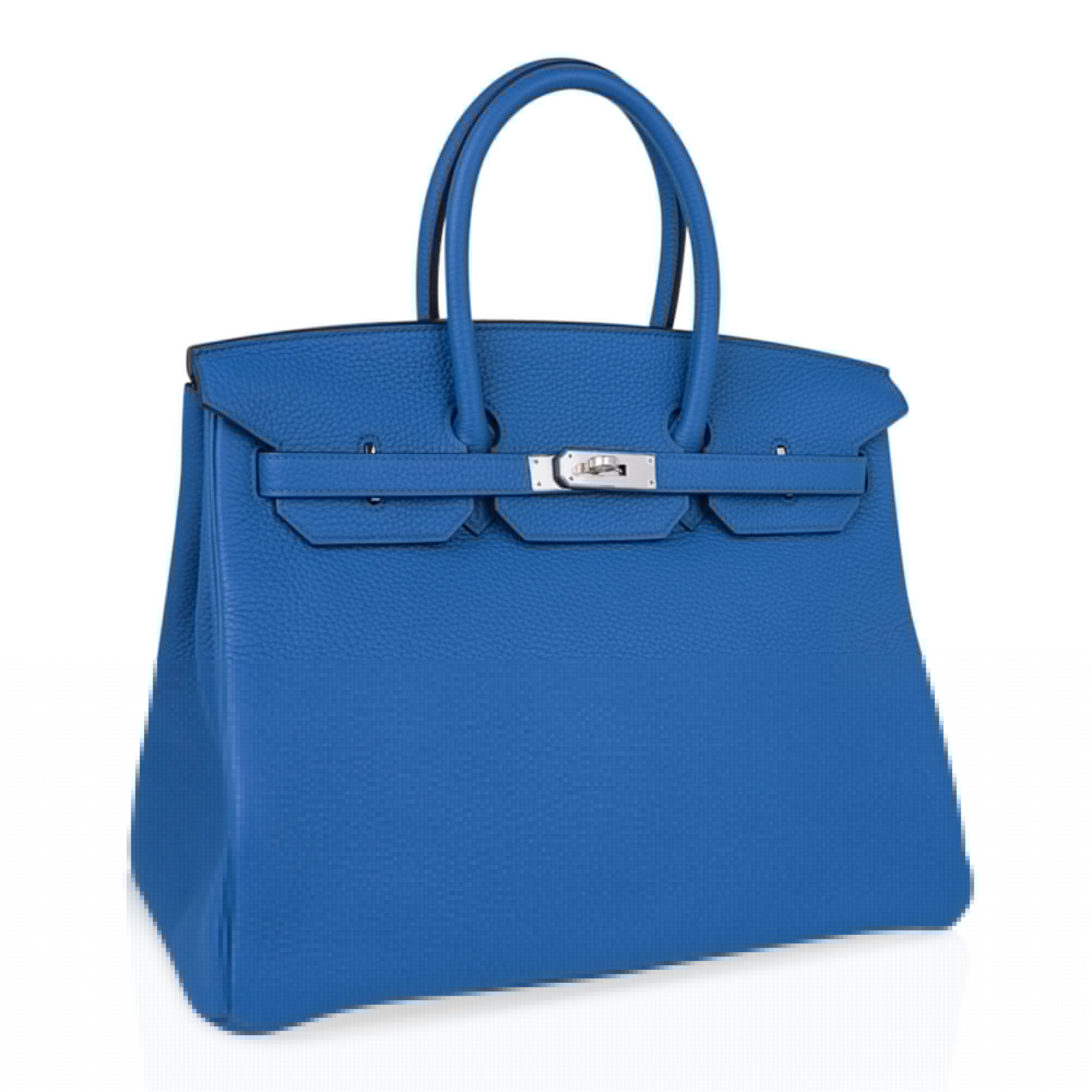 👜Birkin 35 Bag Rich Blue Izmir Clemence Palladium