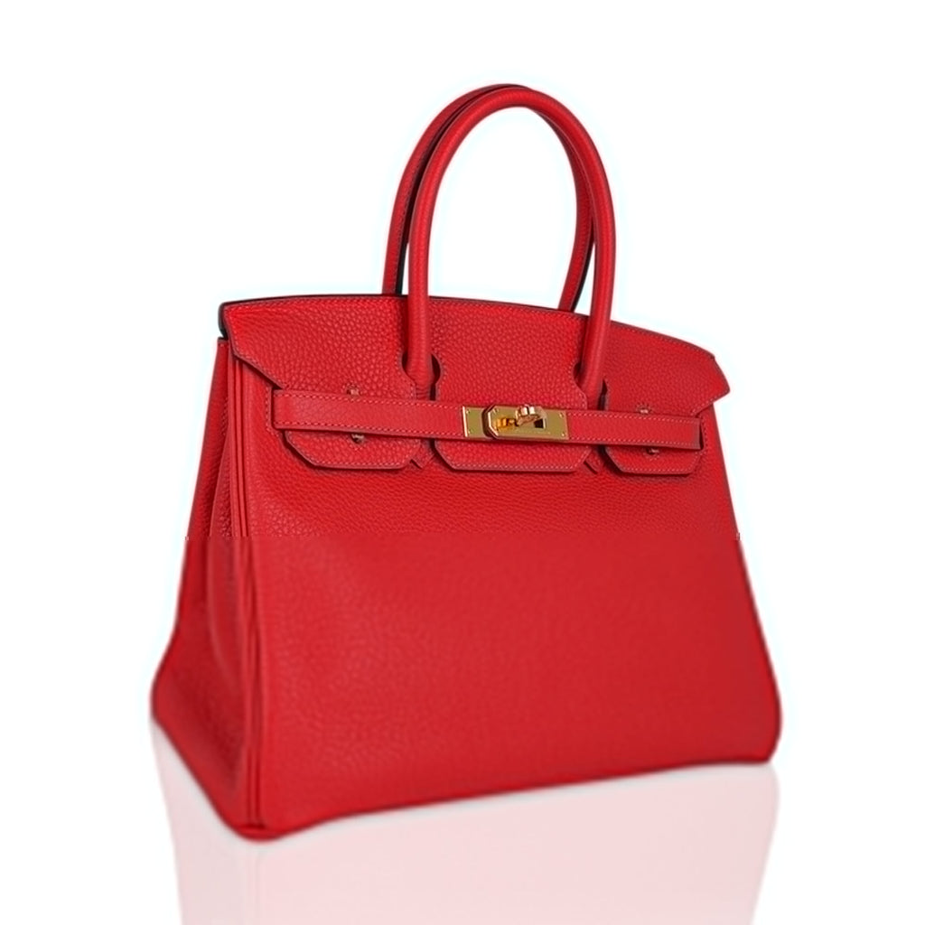 👜Birkin 30 Capucine Bag Togo Leather Gold Hardware
