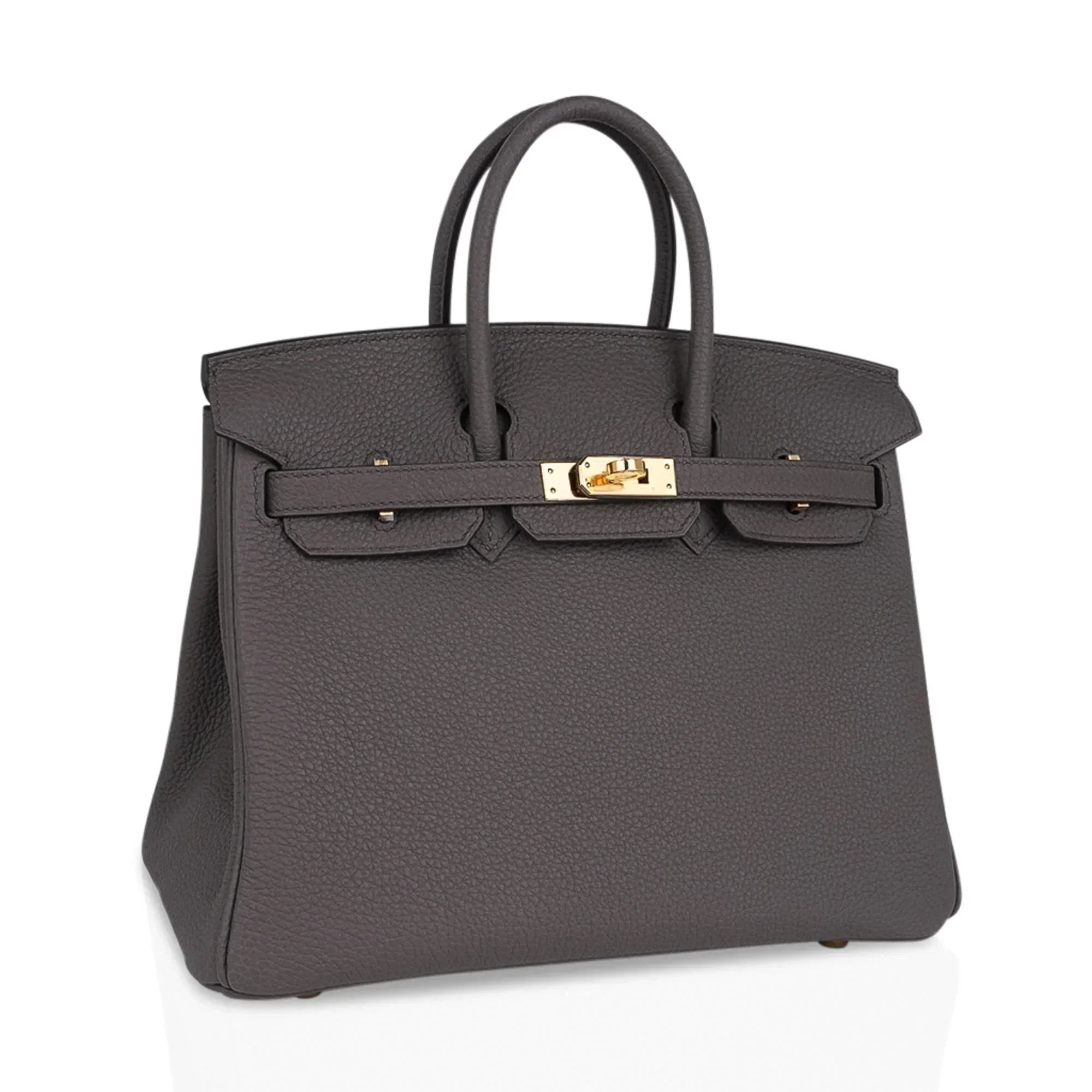 👜Birkin 25 Bag Etain Gold Hardware Togo Leather New w/Box