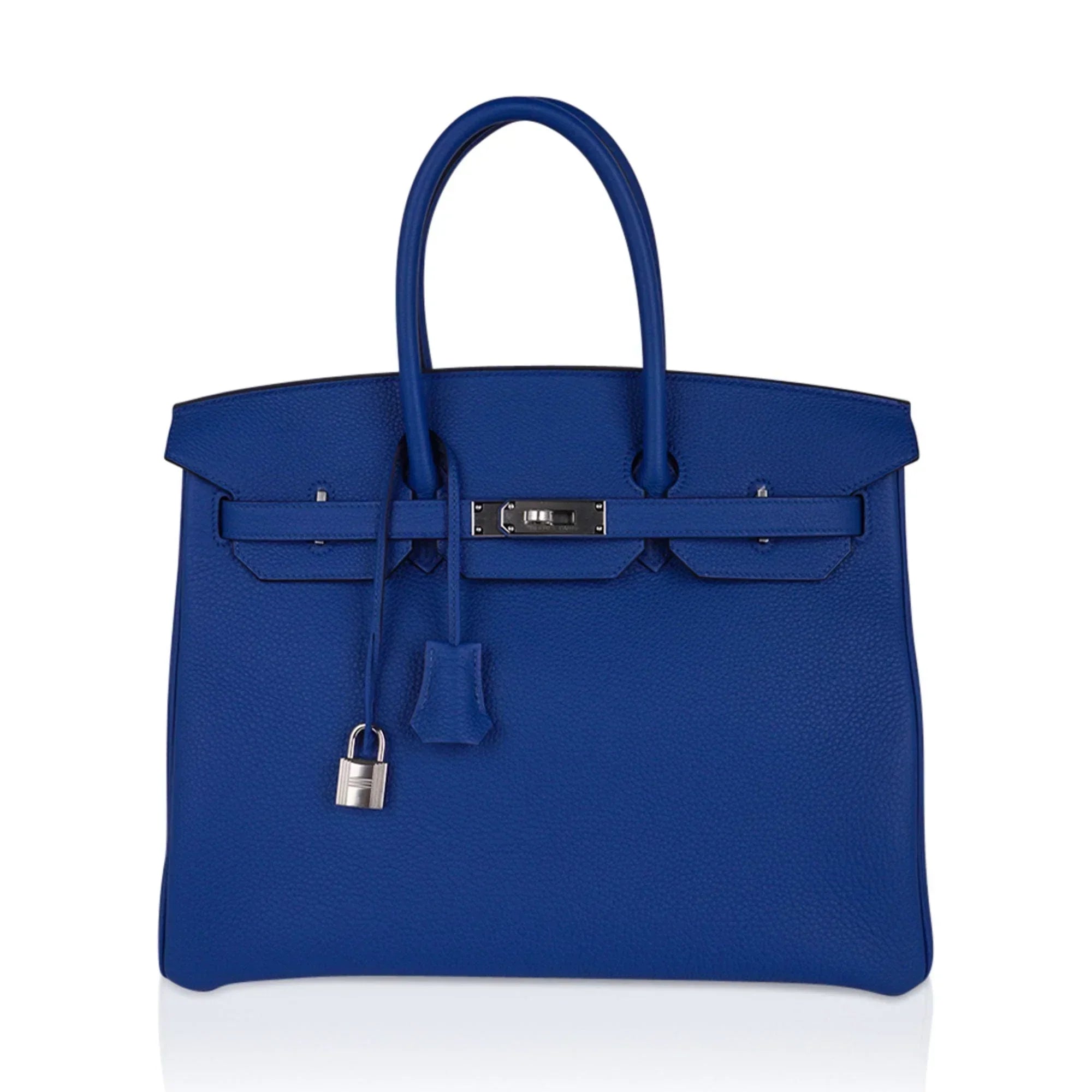 👜Birkin 35 Bag Blue de France Togo Leather with Palladium Hardware