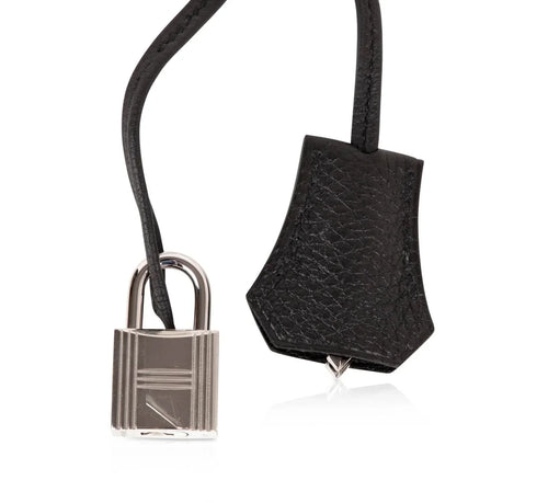 👜Birkin 25 Bag Black Palladium Hardware Togo Leather
