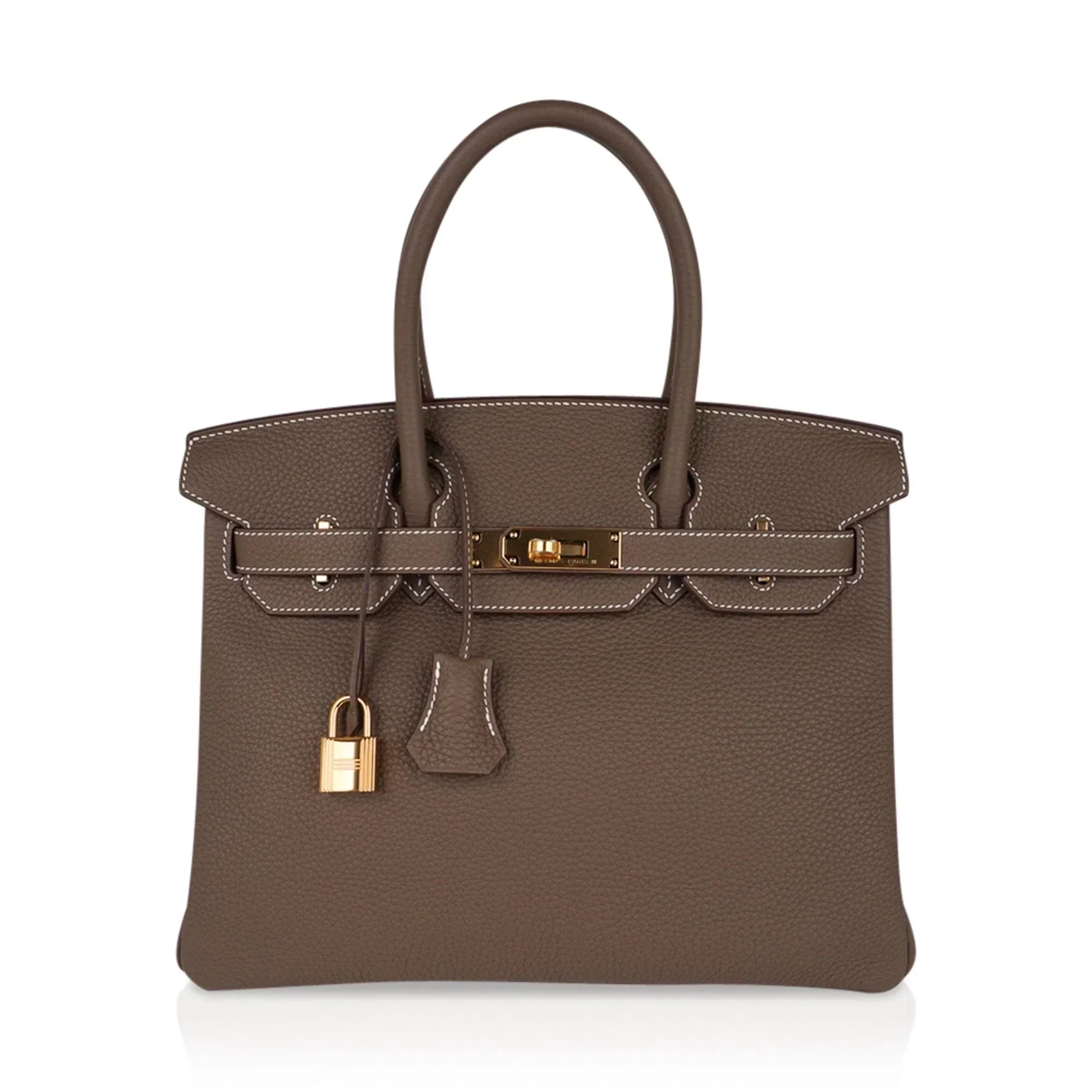 👜Birkin 30 Bag Etoupe (Taupe) Gold Hardware Togo Leather