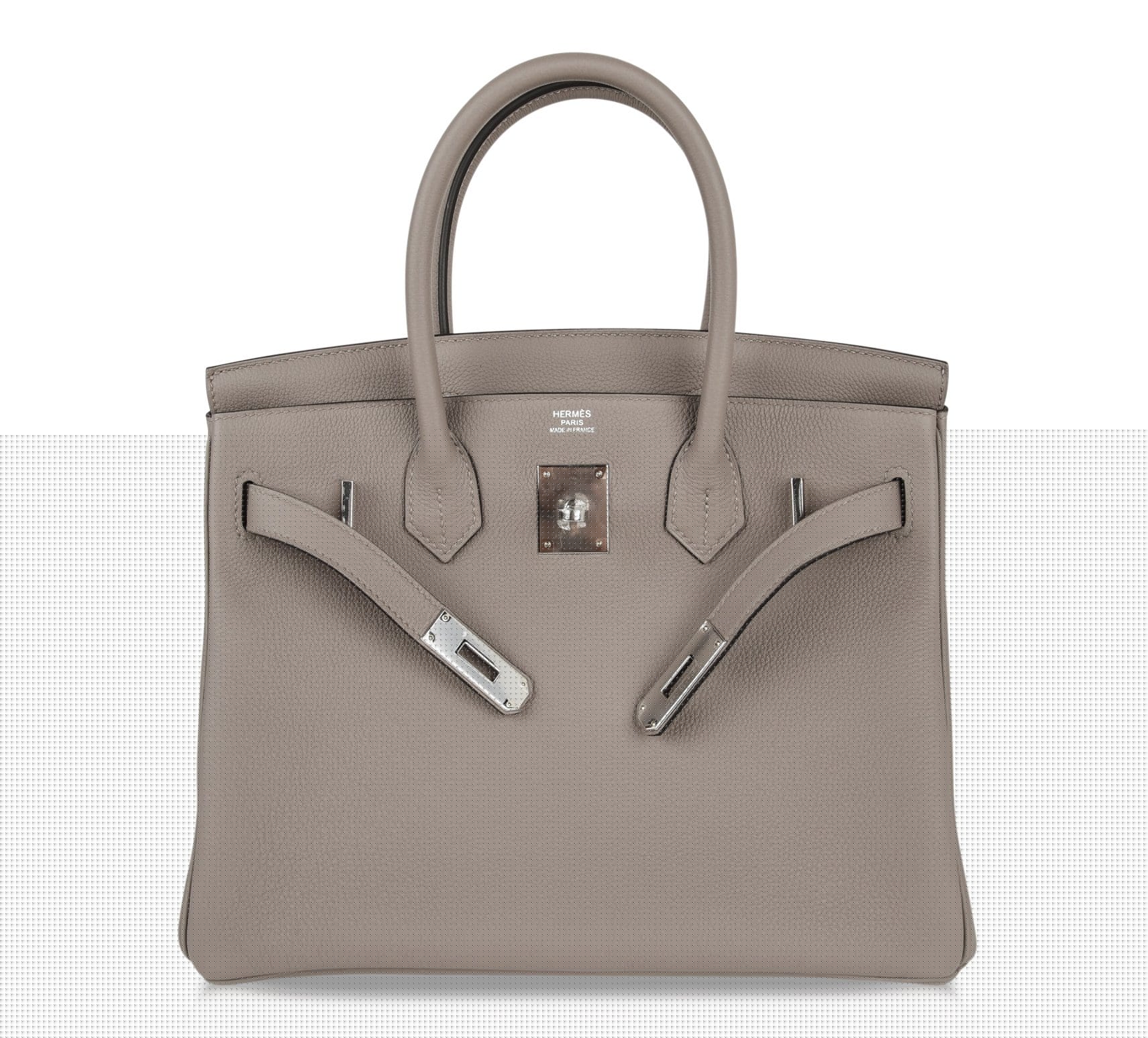 👜Birkin 30 Bag Gris Asphalte Togo Palladium Hardware