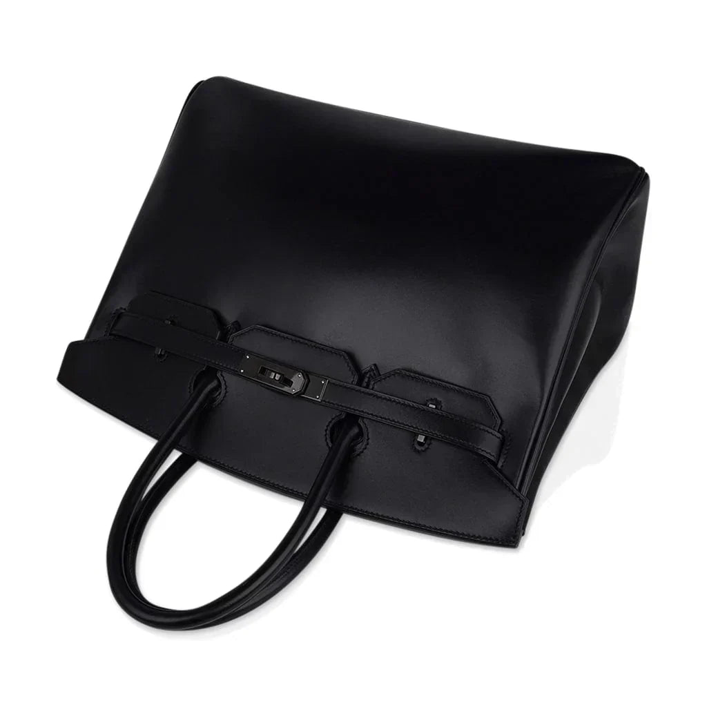 👜Birkin 35 Bag So Black Box Leather Limited Edition Very Rare