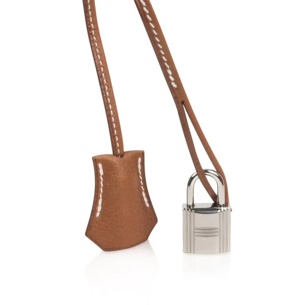 👜Limited Edition Birkin 35 Bag Fauve Barenia Faubourg Leather with Palladium Hardware