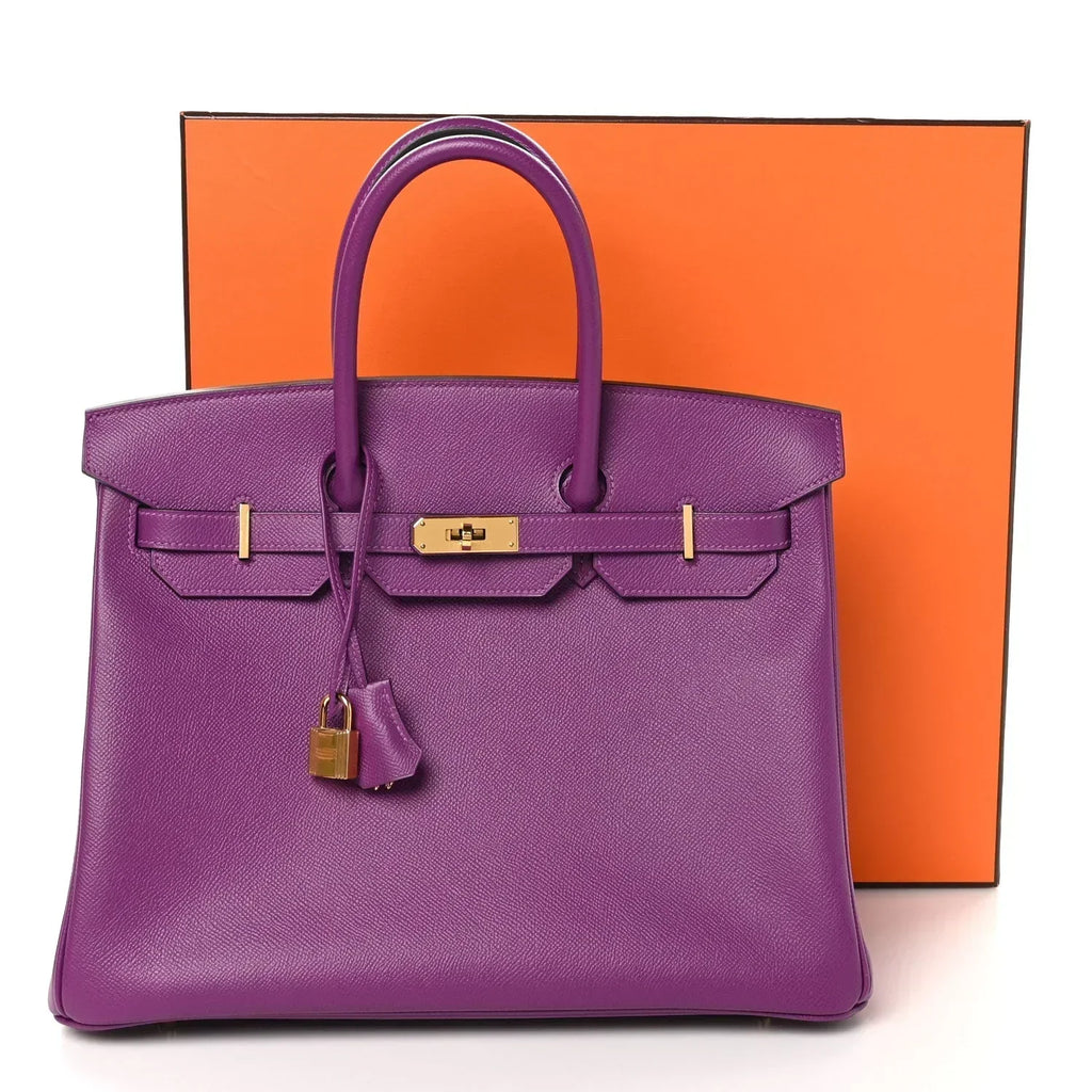 👜Birkin bag made of extremely Epsom Birkin 35 Anemone