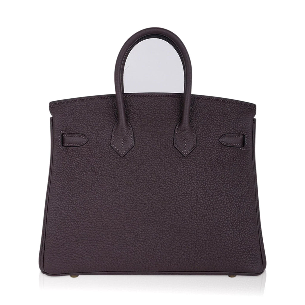 👜Birkin 25 Bag Chocolat Gold Hardware Togo Leather
