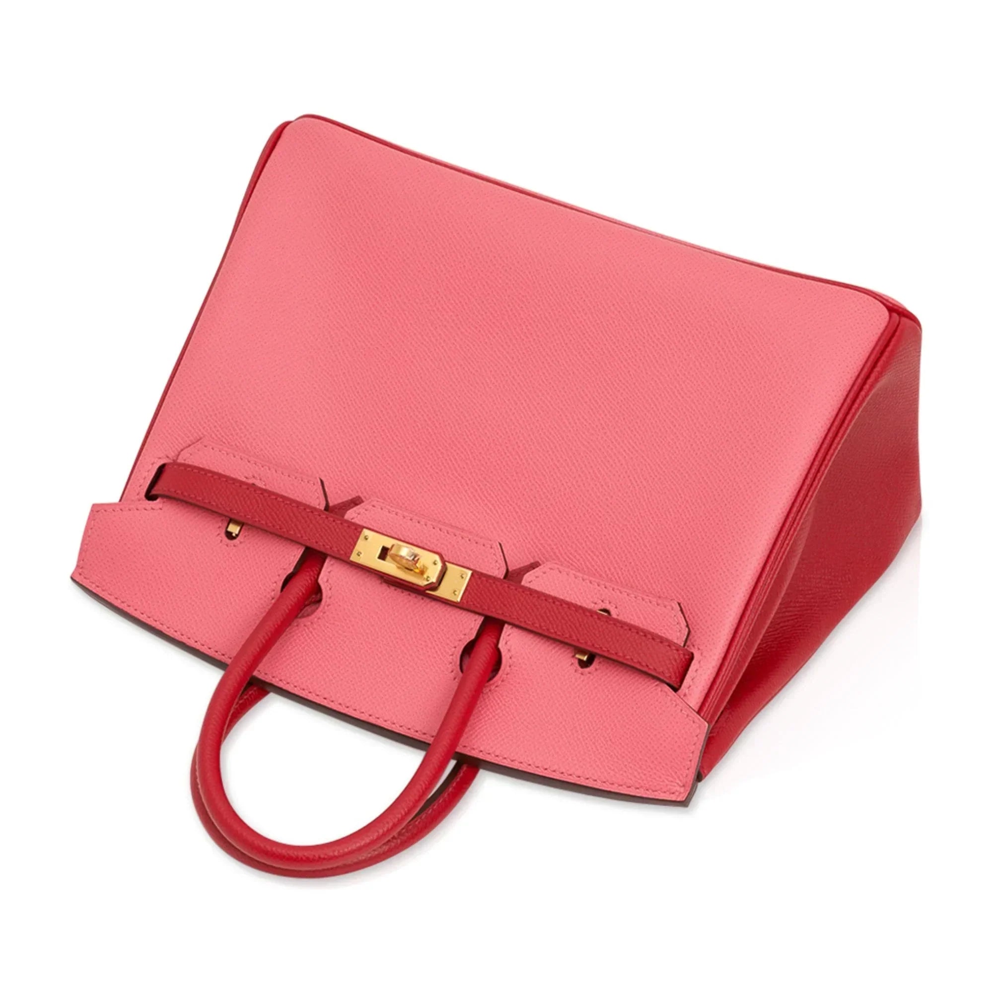 👜Birkin 25 HSS Bag Rose Azalee Rouge Casaque Epsom Gold Hardware