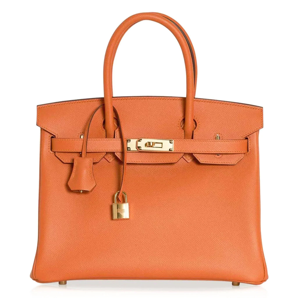 👜Birkin 30 Bag Abricot Gold Hardware Epsom Leather New w/ Box