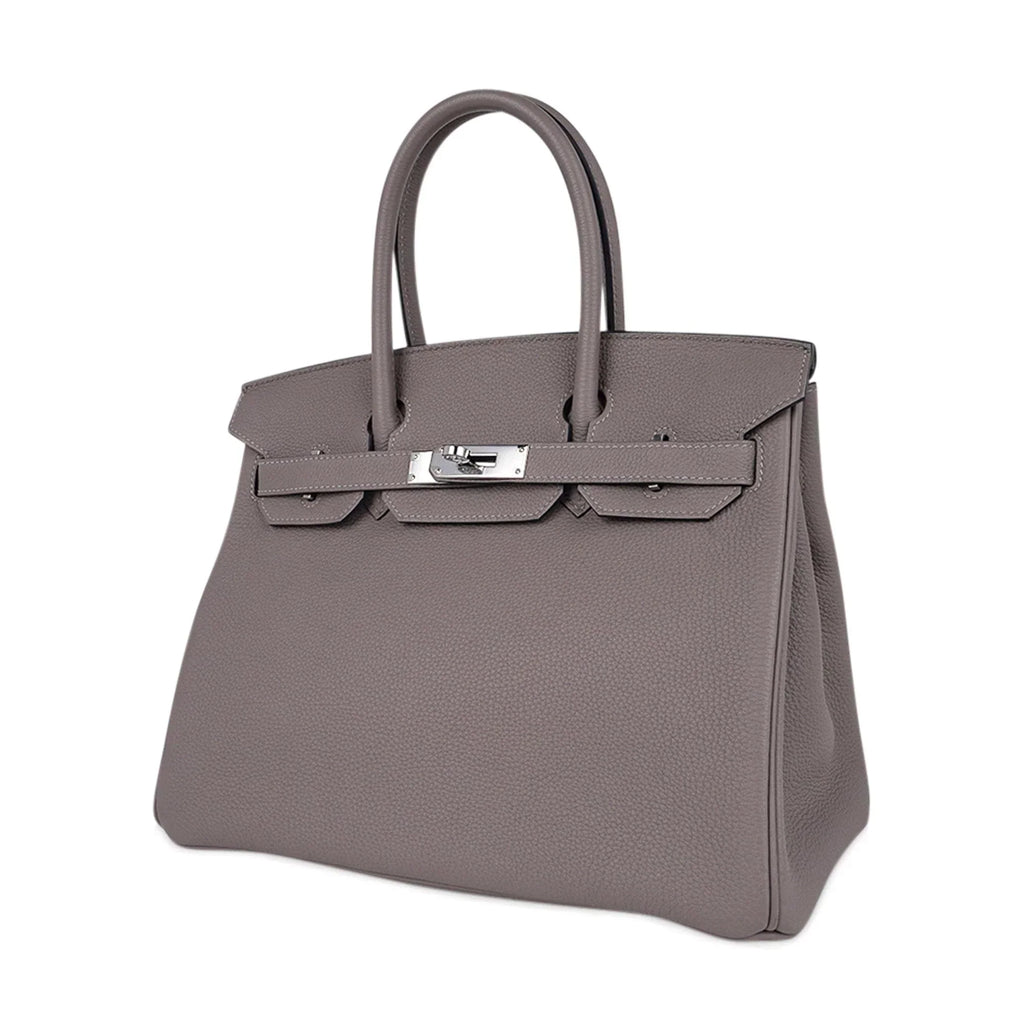 👜Birkin 30 Bag Gris Asphalte Togo Leather with Palladium Hardware