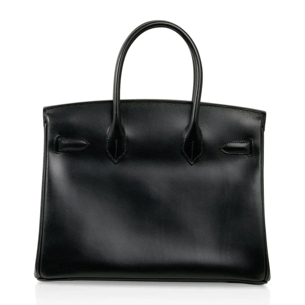 👜Birkin 30 Bag So Black Limited Edition Box Leather