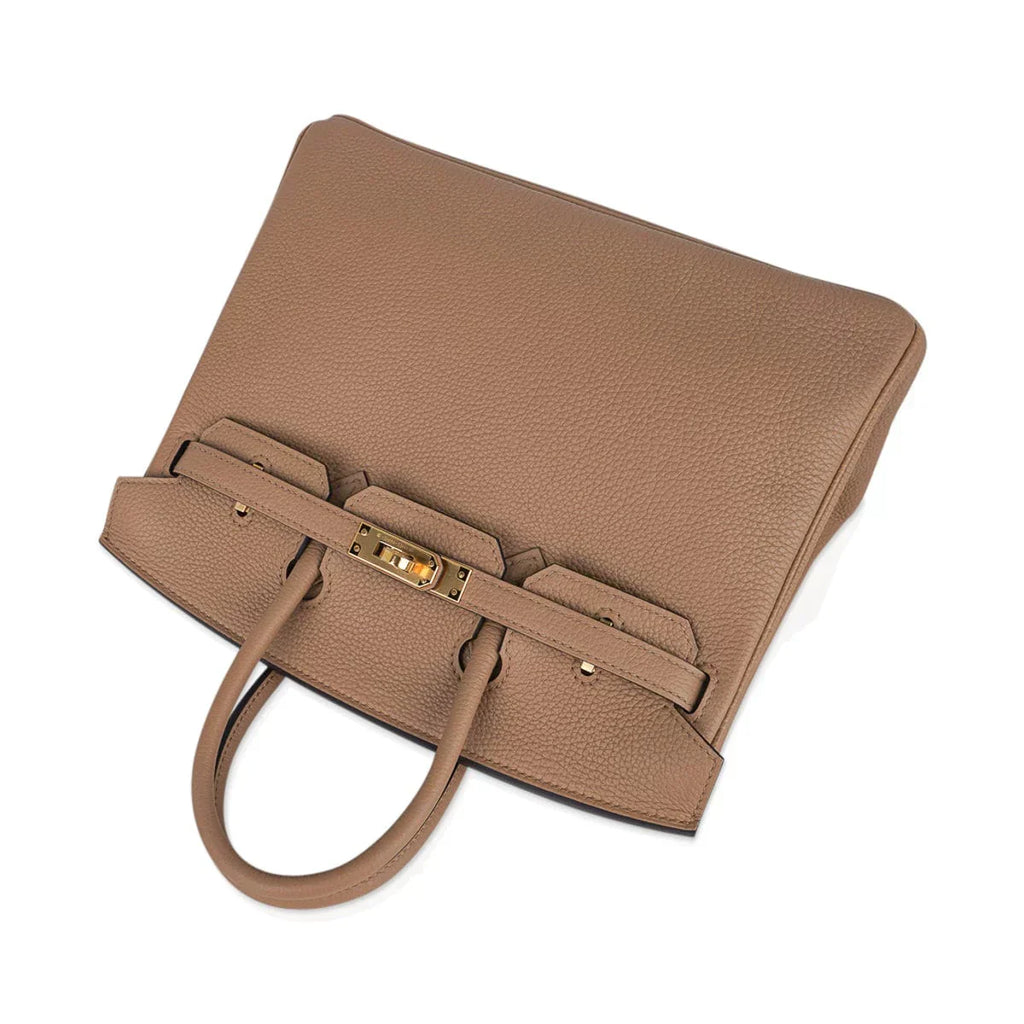 👜Birkin 25 Bag in Chai Togo Leather with Gold Hardware