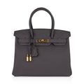 👜Birkin 30 Bag Etain Gray Coveted Gold Hardware Togo