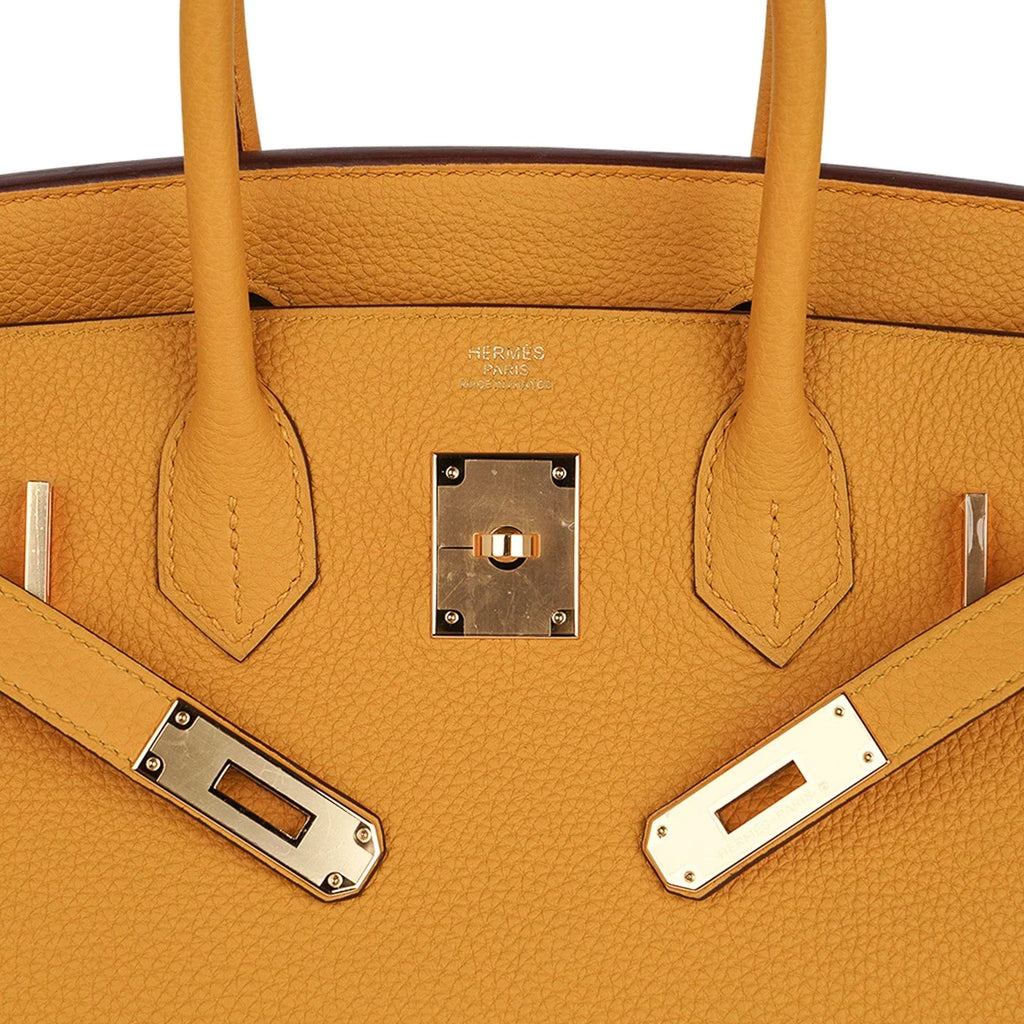👜Birkin 30 Bag Jaune Ambre Gold Hardware Togo Leather
