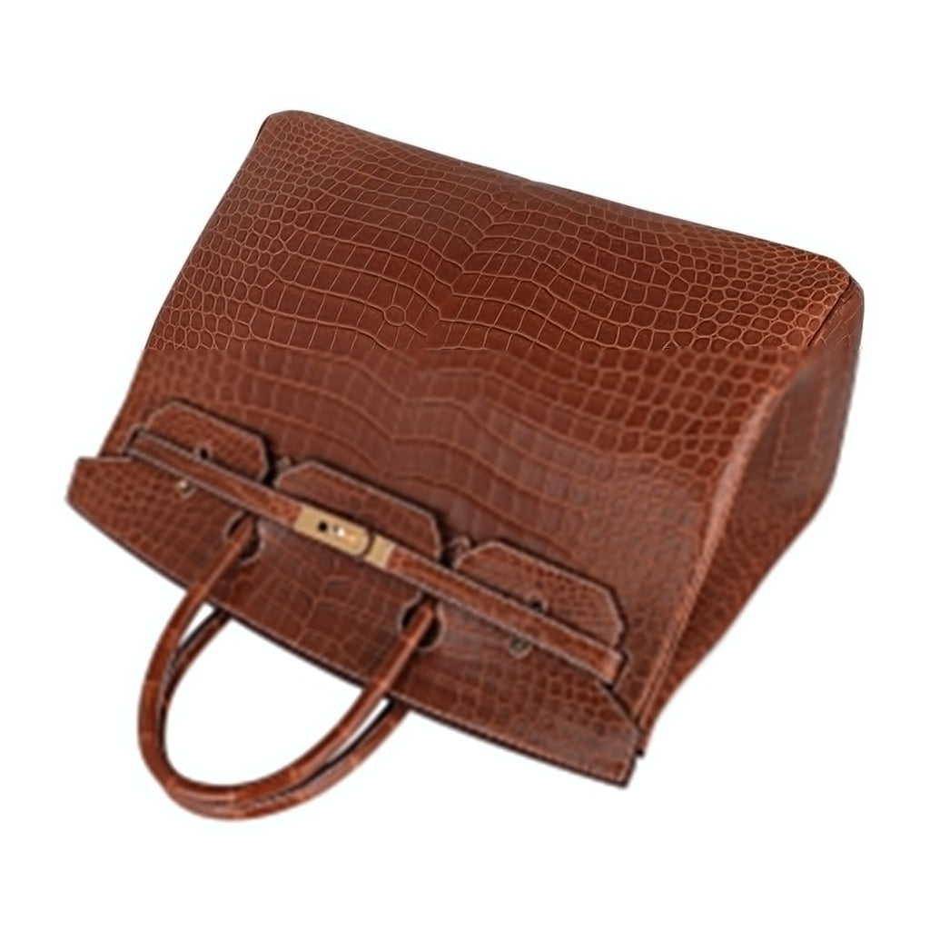 👜Birkin 40 Bag Rare Fauve Matte Porosus Crocodile Gold Hardware
