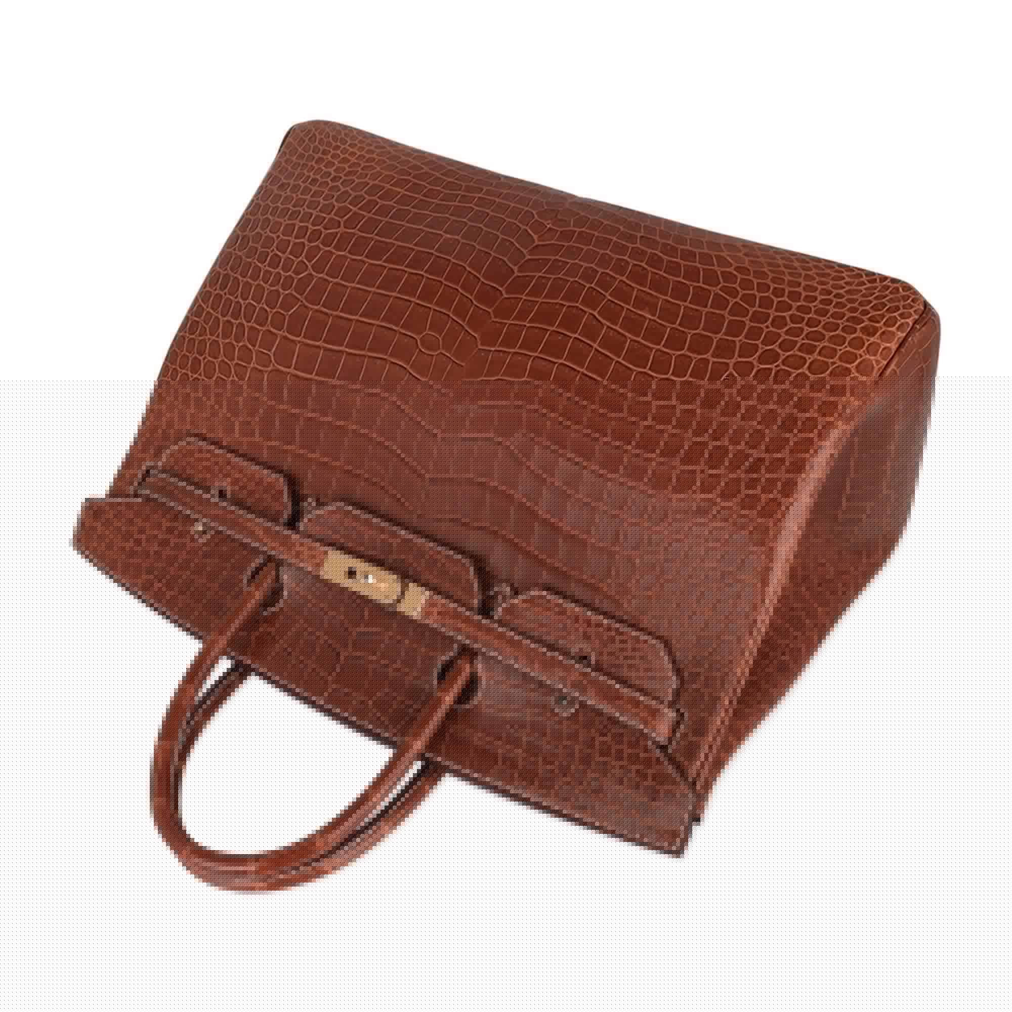 👜Birkin 40 Bag Rare Fauve Matte Porosus Crocodile Gold Hardware