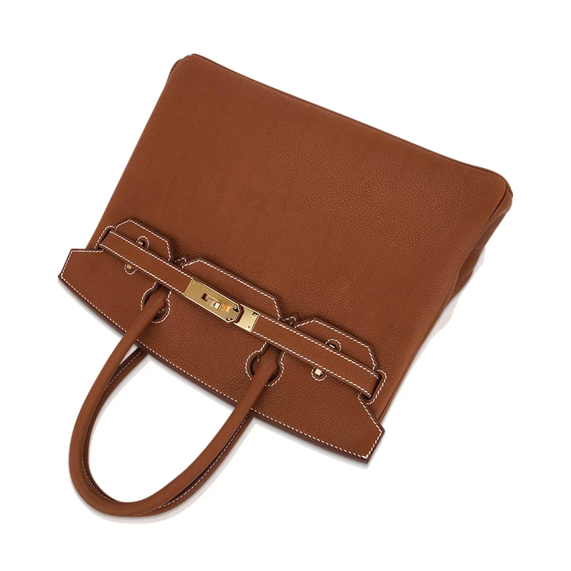 👜Birkin 30 Bag Barenia Faubourg Leather with Gold Hardware