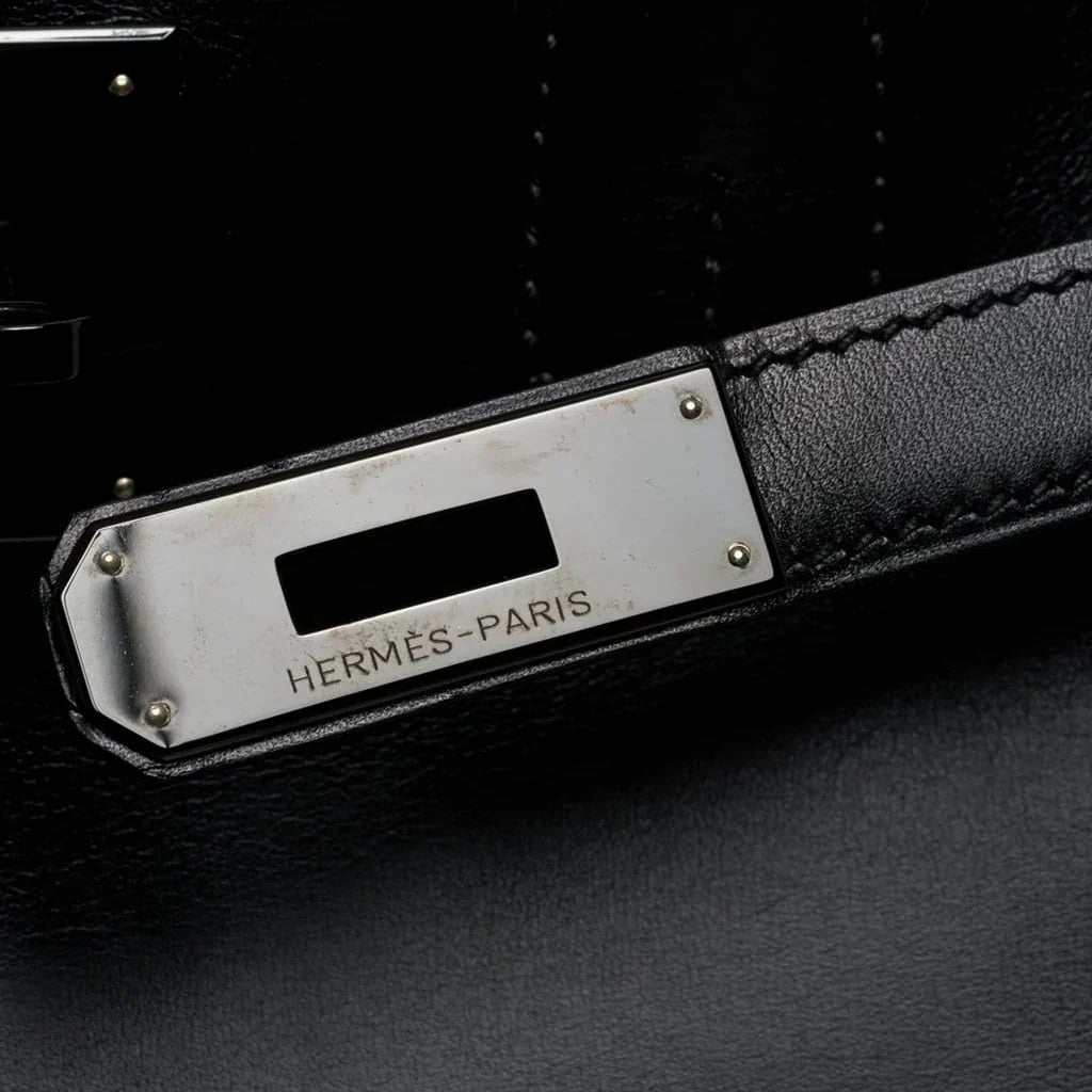 👜Birkin 30 Bag So Black Limited Edition Box Leather