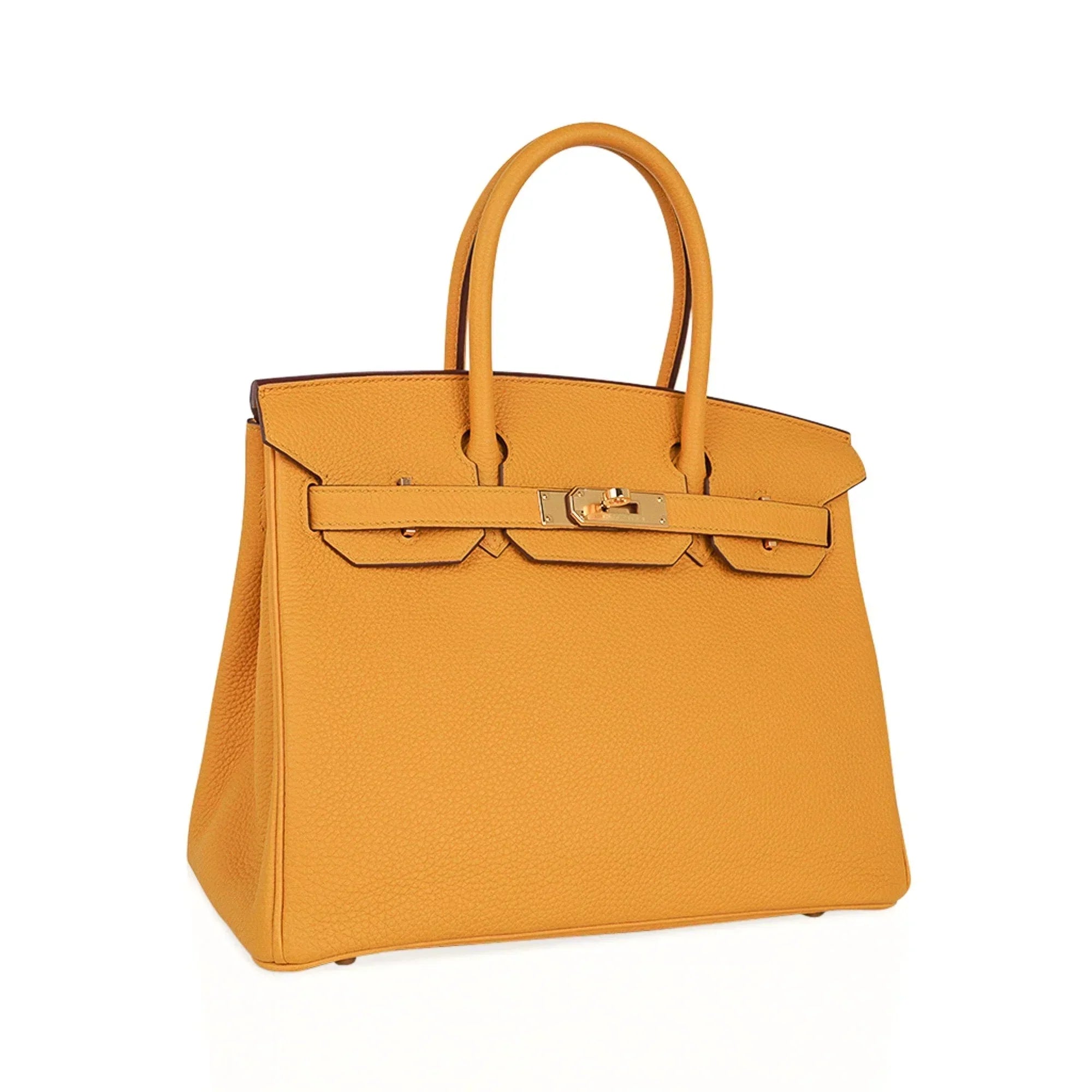 👜Birkin 30 Bag Jaune Ambre Gold Hardware Togo Leather