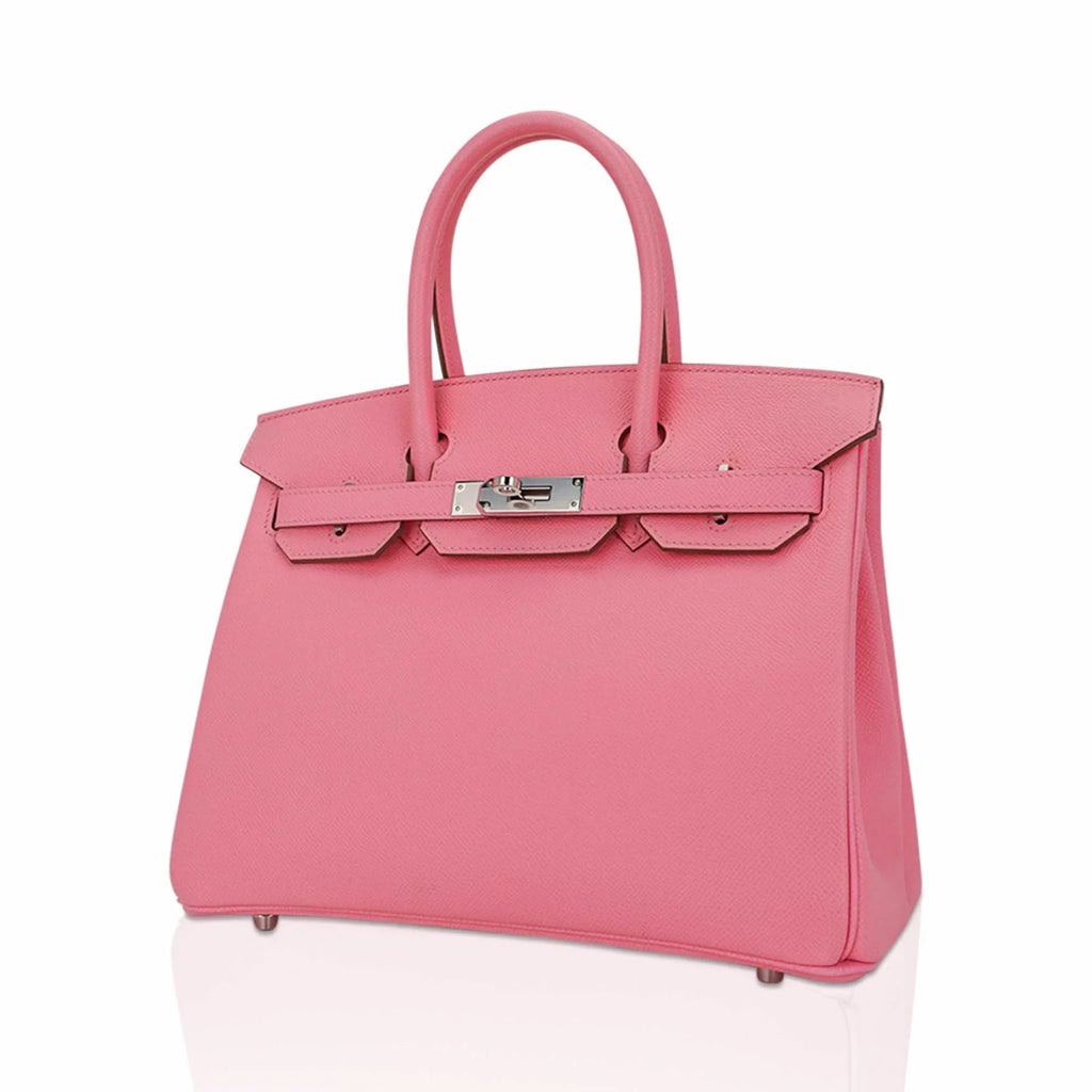 👜Birkin 30 Bag Rose Confetti Epsom Leather with Palladium Hardware