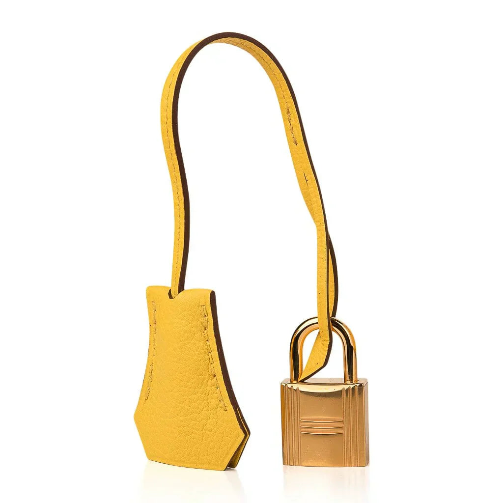 👜Birkin 25 Bag Jaune de Naples Novillo Gold Hardware