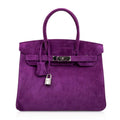 👜Birkin 30 Bag Rare Doblis Violet Palladium Hardware