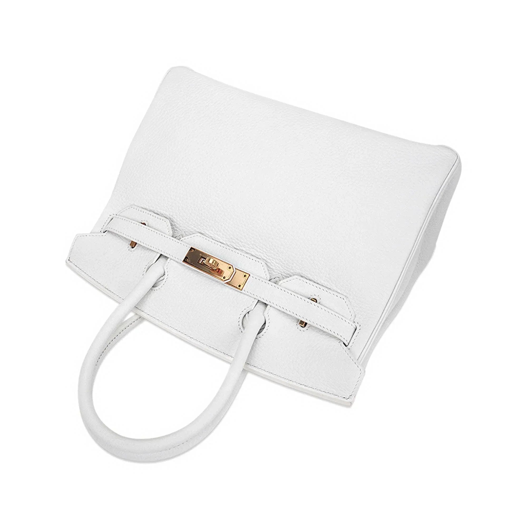 👜Special Order HSS Birkin 30 Bag White & Orange Clemence Leather with Rose Gold Hardware